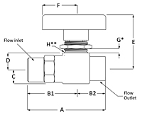 300 Series Two Way Valve Female NPT