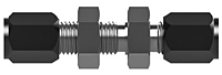 SAE flareless bulkhead union