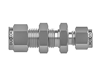 Tube fitting to bulk head reducing union