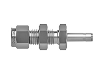 Tube fitting to bulkhead