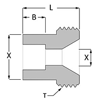 Koncentric pipe socket weld union