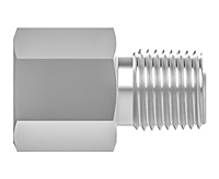 Pipe fitting female SAE to male pipe