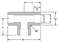 Socket Weld Tee