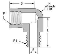 Pipe fitting Street elbow