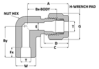 Tube fitting tube socket weld elbow