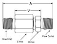 4000 Check Valve Male NPT