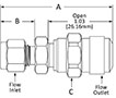 4900 Purge Valve Fractional Tube Fitting Line