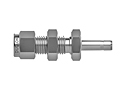 Tube fitting to bulkhead