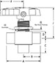 Ball valves- EB Series 3 Way Female NPT LINE