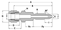 Tube fitting calibration union