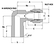 Tube fitting pipe weld elbow