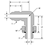 JIC BSPP male elbow