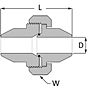 Stainless steel pipe fitting Koncentric butt weld union.