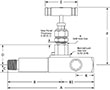 LPG Male to Female NPT with Extended Inlet LINE